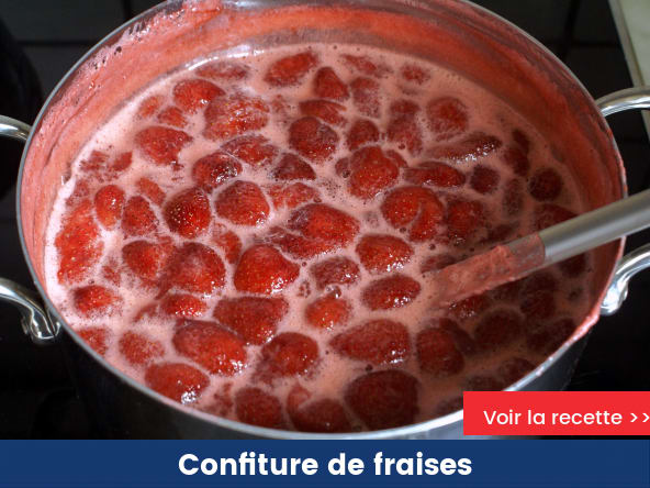 Confiture de fraises